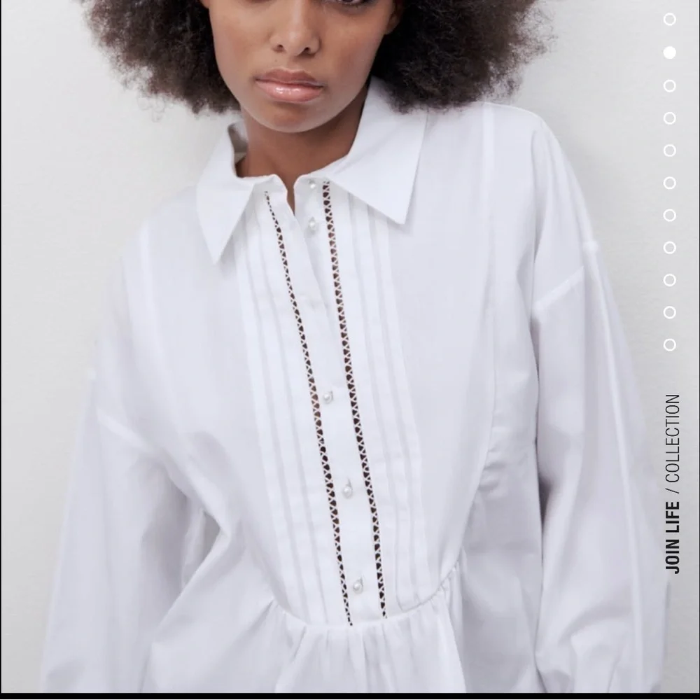 Zara Voluminous Poplin Dress - Picture 2 of 14